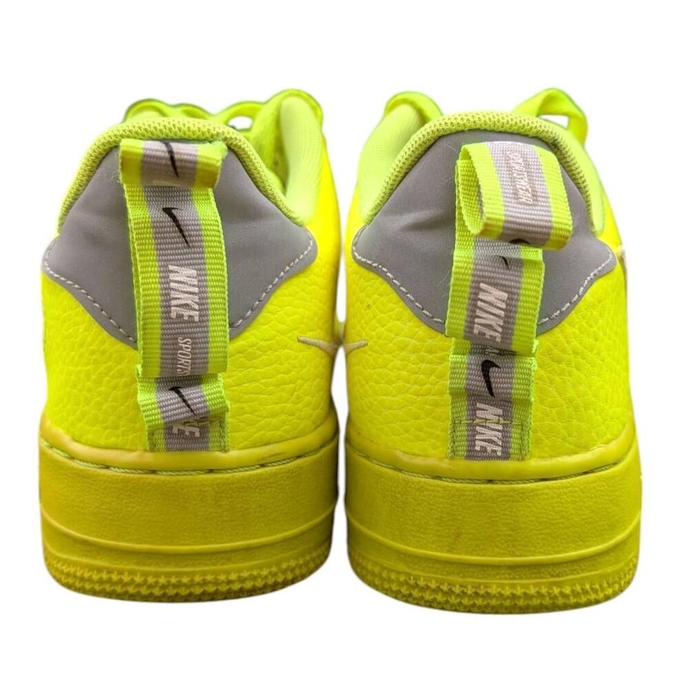 Nike Air Force 1 LV8 Utility Volt Sneakers Size 7Y AR1708-700‎ Neon Green Shoes - Picture 5 of 10